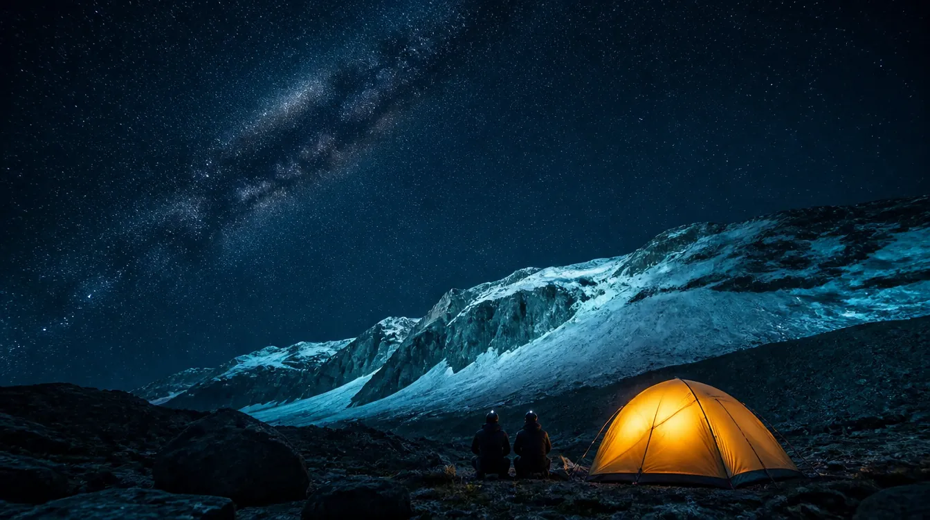 Campamento bajo la Vía Láctea